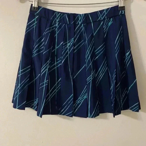 LBH Women’s Vintage Blue Tennis Pickleball Athletic Skirt - Picture 5 of 5